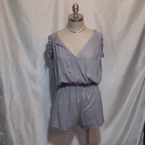 Entro Charcoal Short Sleeve Romper